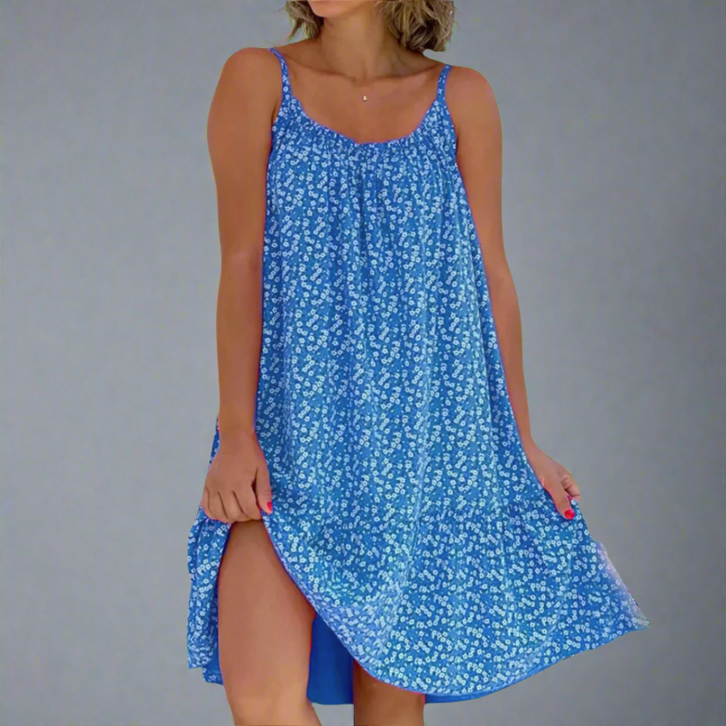 Women's Modern Floral Breezy Camisole Summer Dress