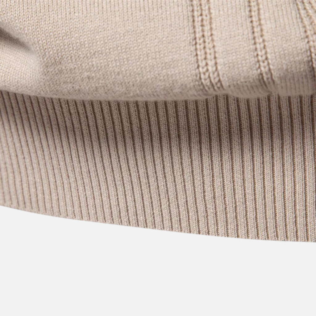 Men's Slim Fit Structured Knit Sweater