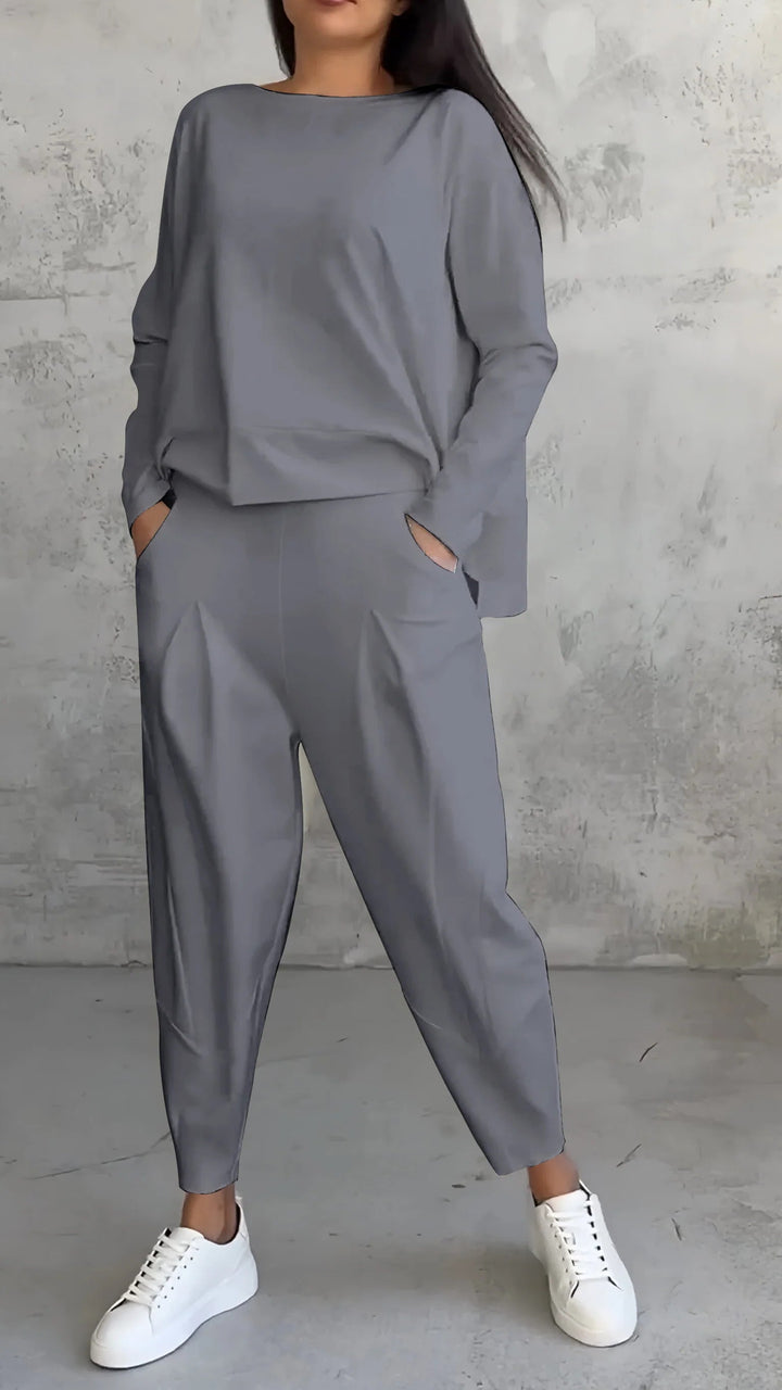 Long Sleeve Lounge Pants Set