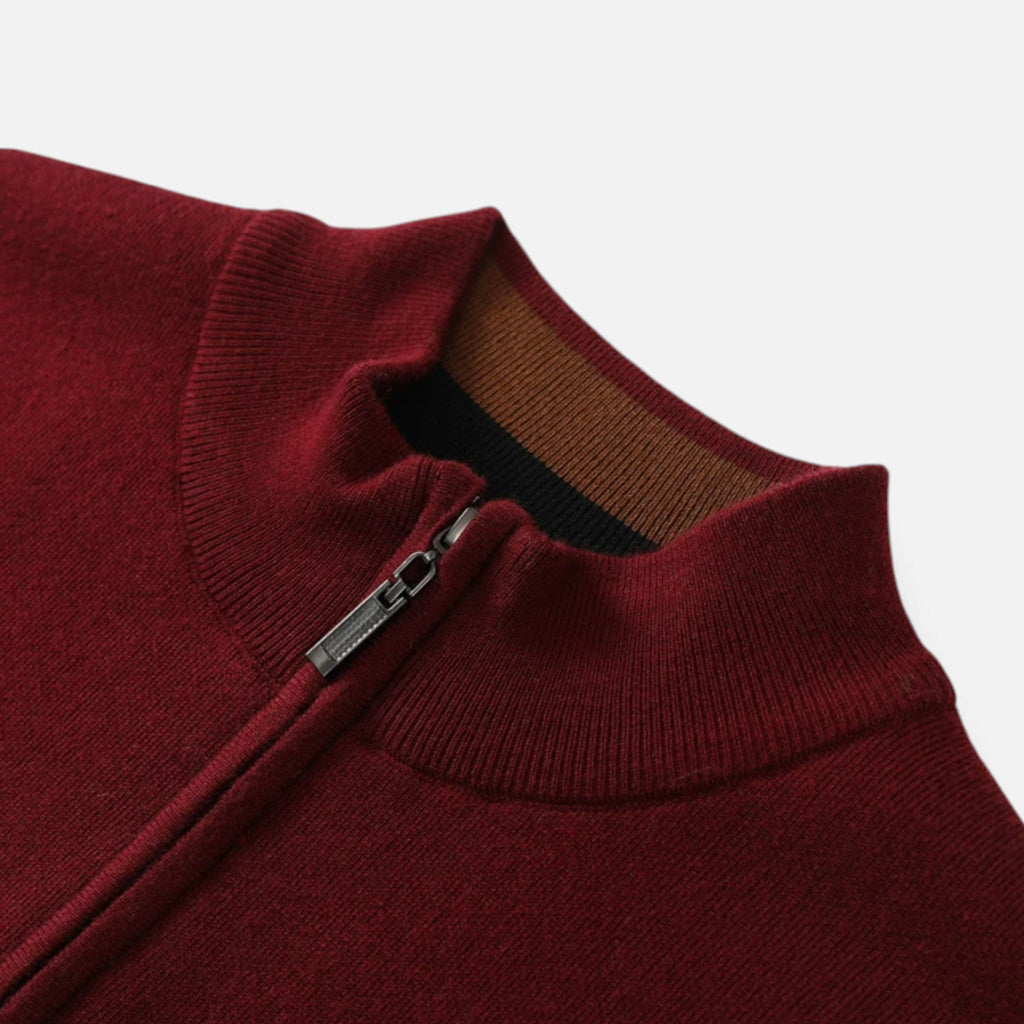 Men's Merino Wool Half-Zip Sweater