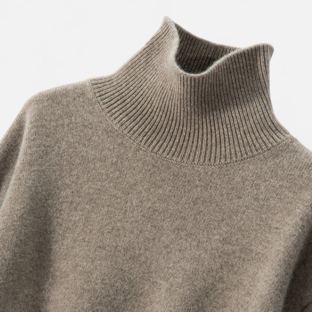 Women's Exquisite Warm Knitted Turtleneck Sweater