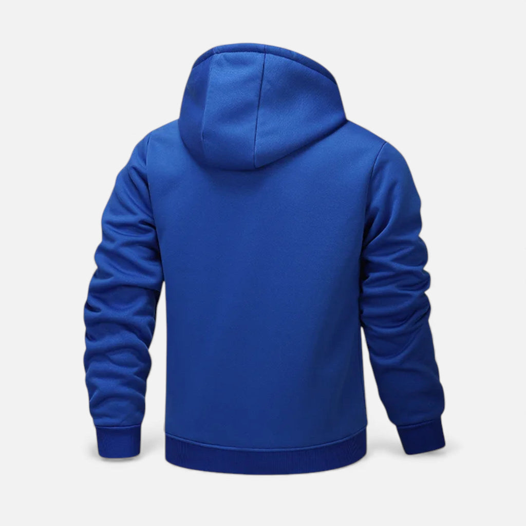 Men's Fleece-Lined Winter Hoodie Jacket