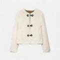 Women's Faux Fur Toggle Button Jacket