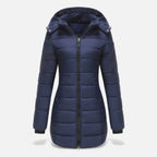 Women's Quilted Cotton Blend Autumn Winter Jacket
