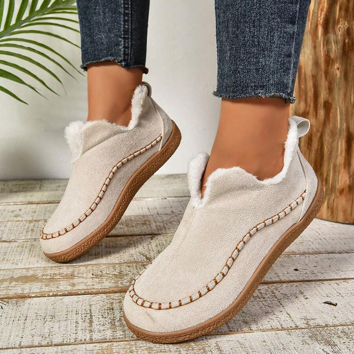 Botines cómodos forrados con piel