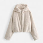 Women's Hooded Faux Fur Coat