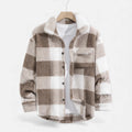 Men's Velvet Plush Rabbit Fur Jacket
