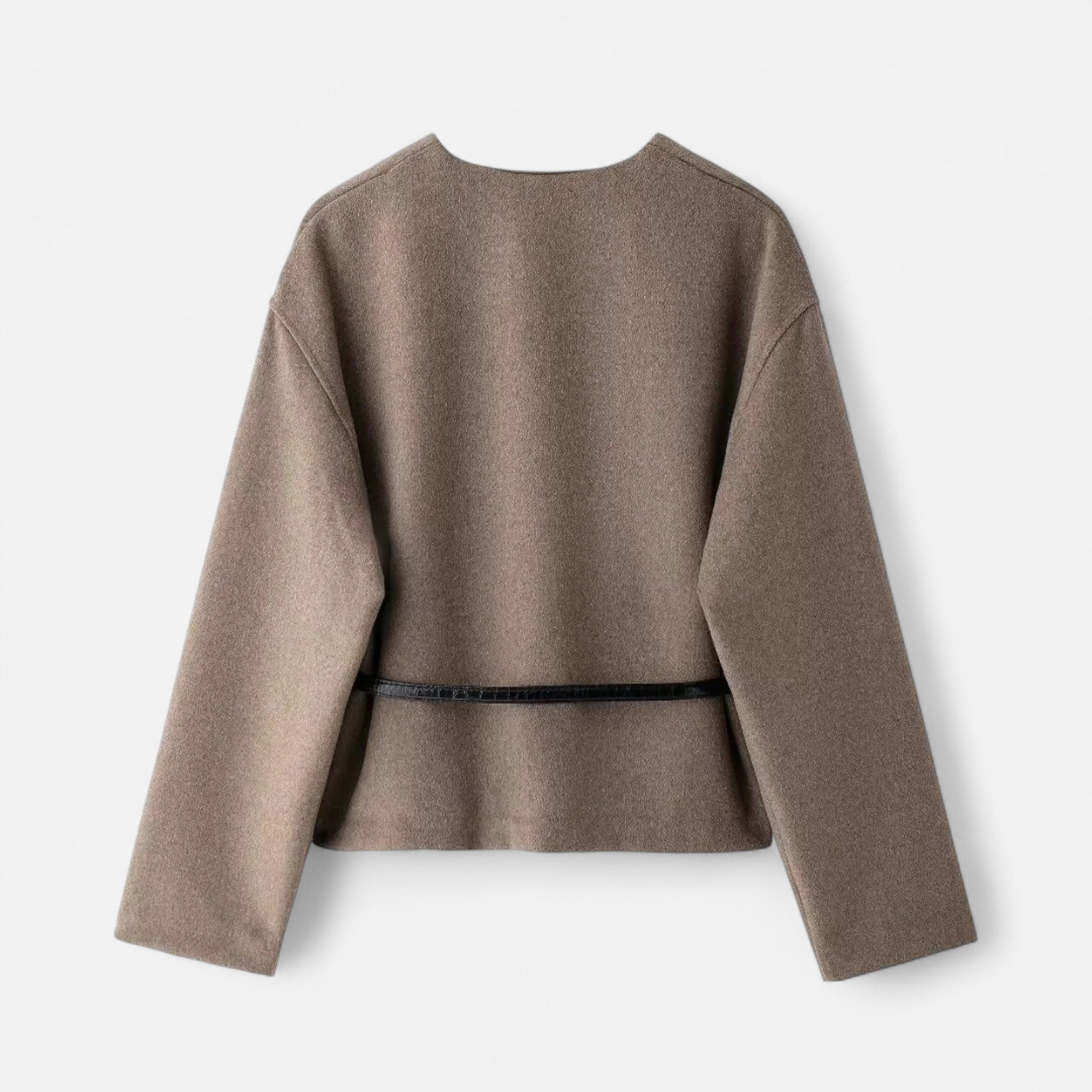 Women's Belted Wrap Sweater