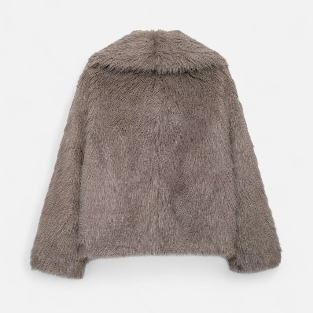 Women's Faux Fur Coat Winter Street Elegance