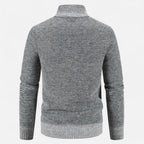 Men's Fleece Patchwork Stand-Collar Jacket
