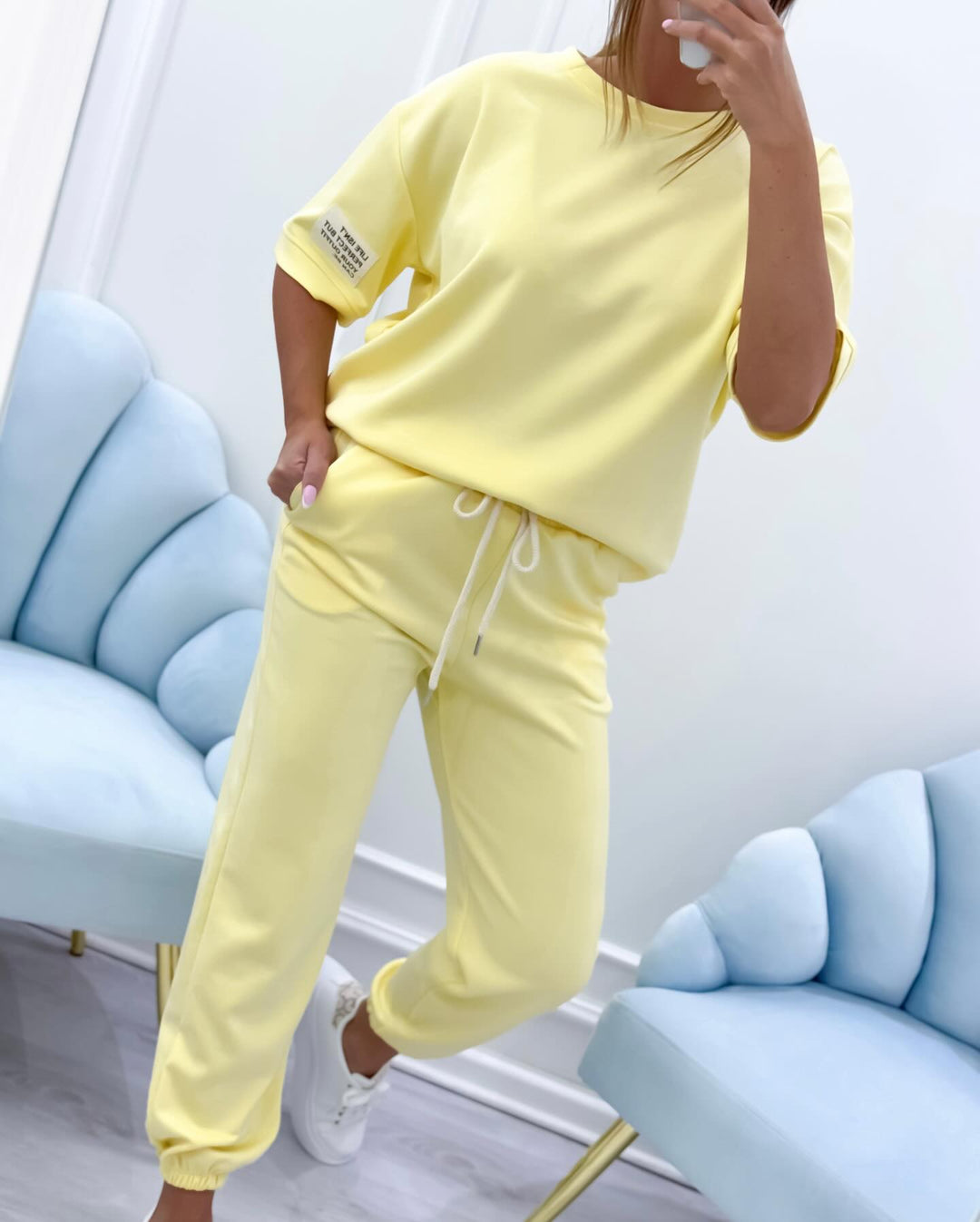 Short Sleeve Casual Matching Set