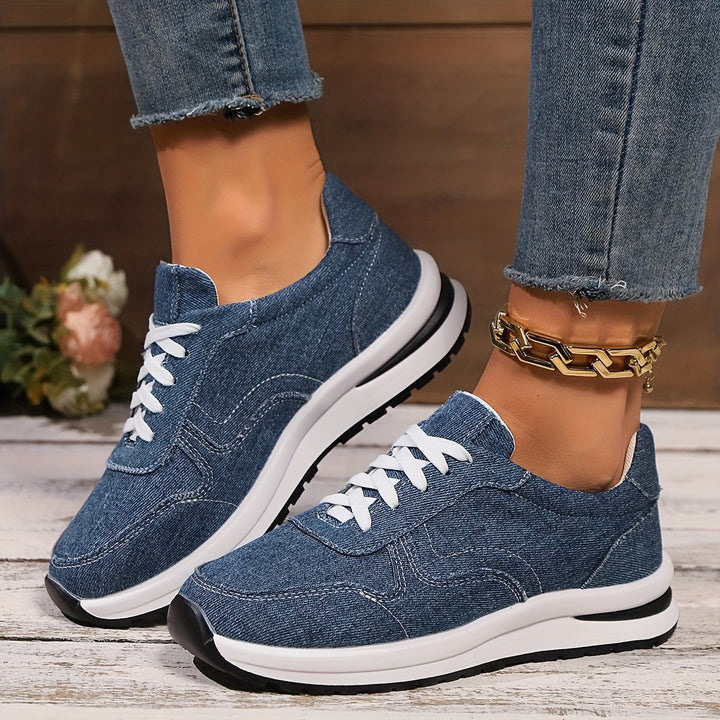 Zapatillas ortopédicas de mezclilla