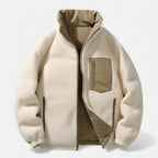 Men's Plush-Lined Thick Winter Puffer Jacket