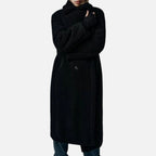Women’s Long Double-Breasted Teddy Coat