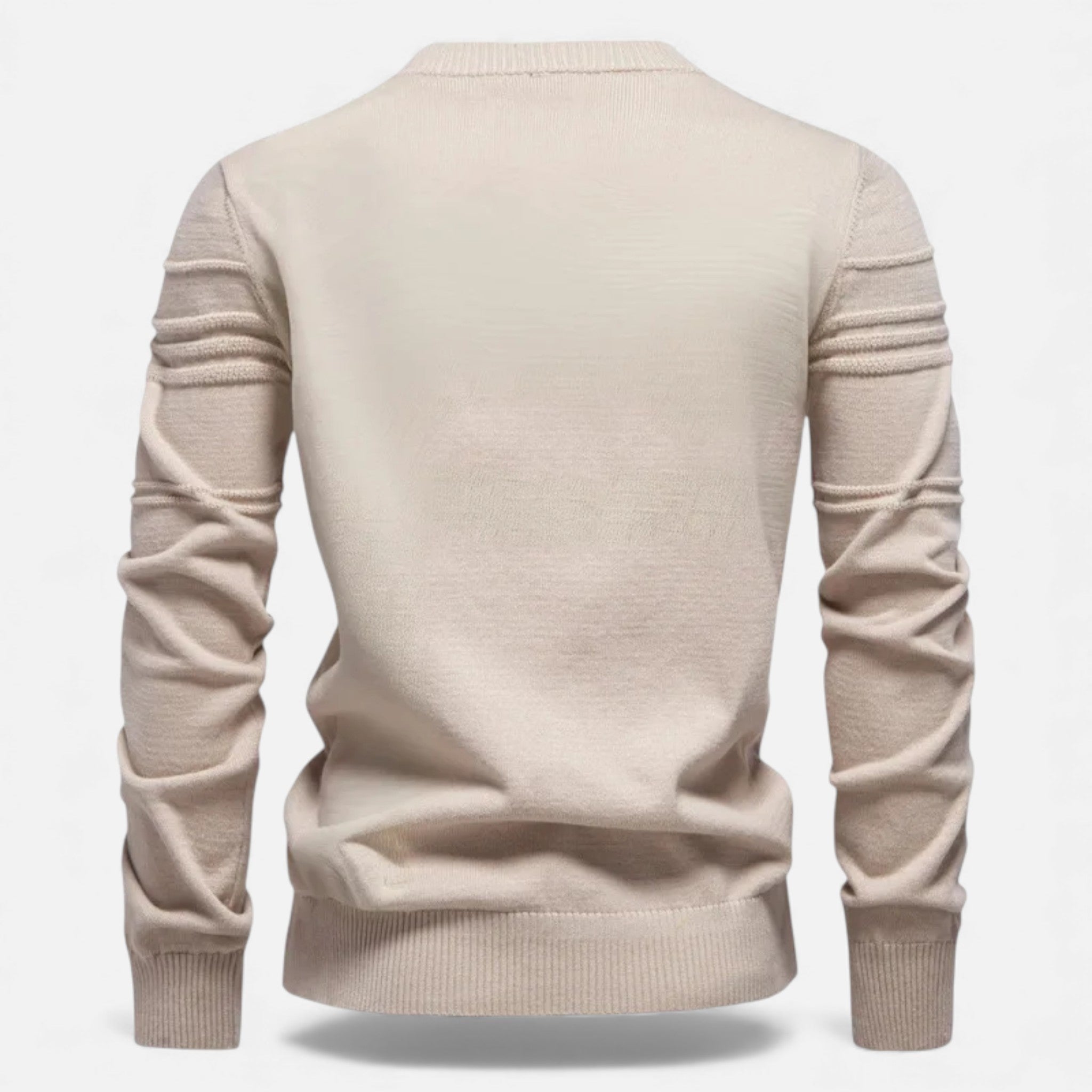 Men's Slim Fit Structured Knit Sweater