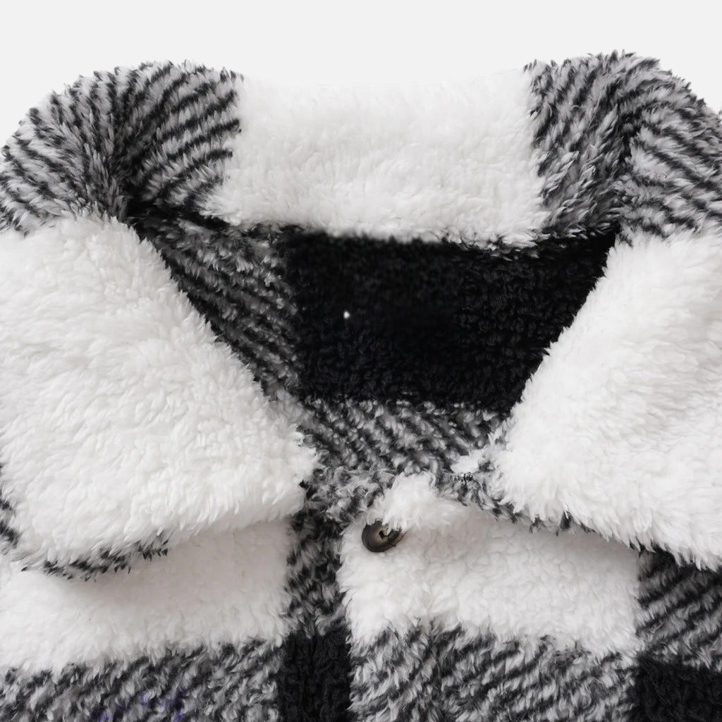 Men's Velvet Plush Rabbit Fur Jacket