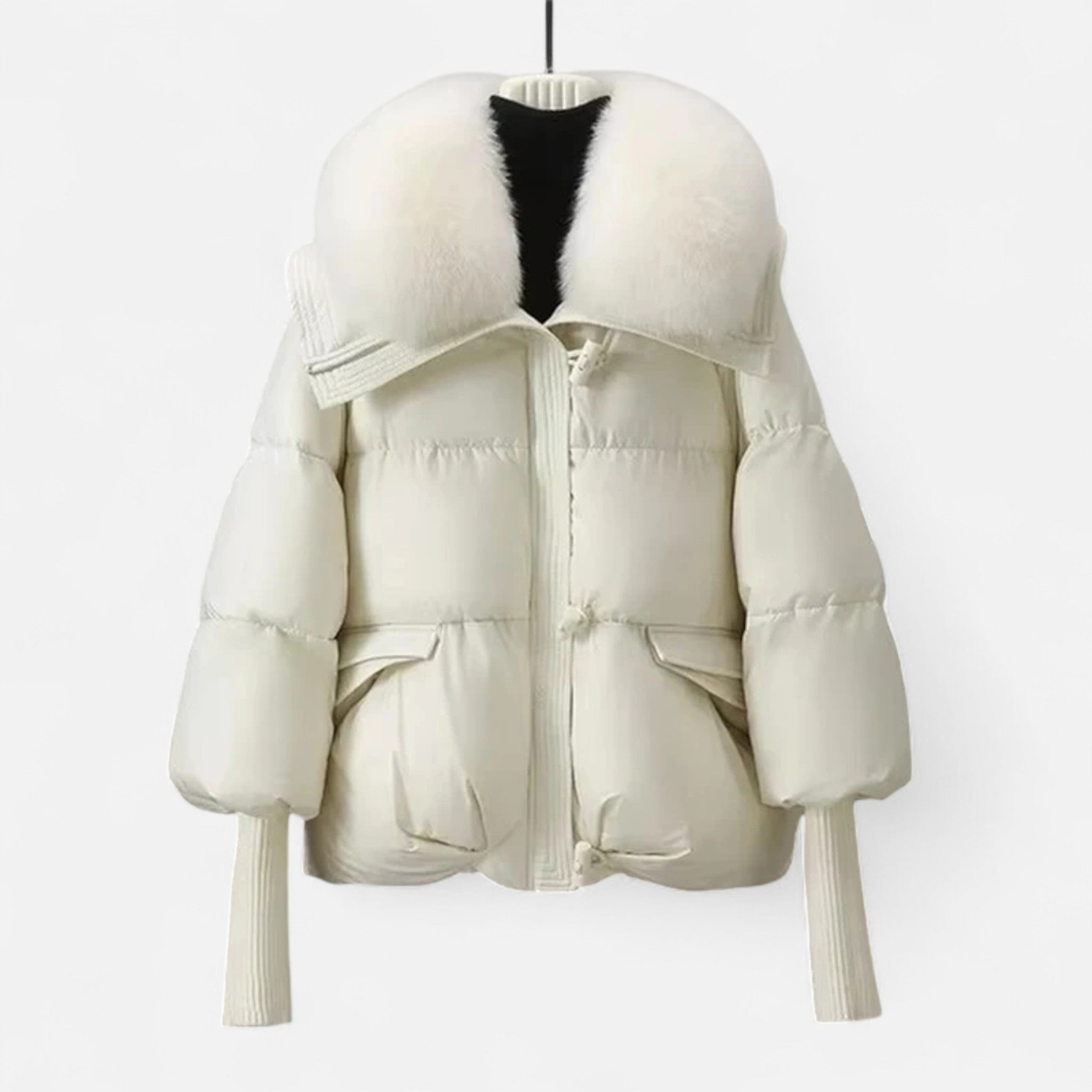 Women's Fur-Collar Down Cotton Jacket