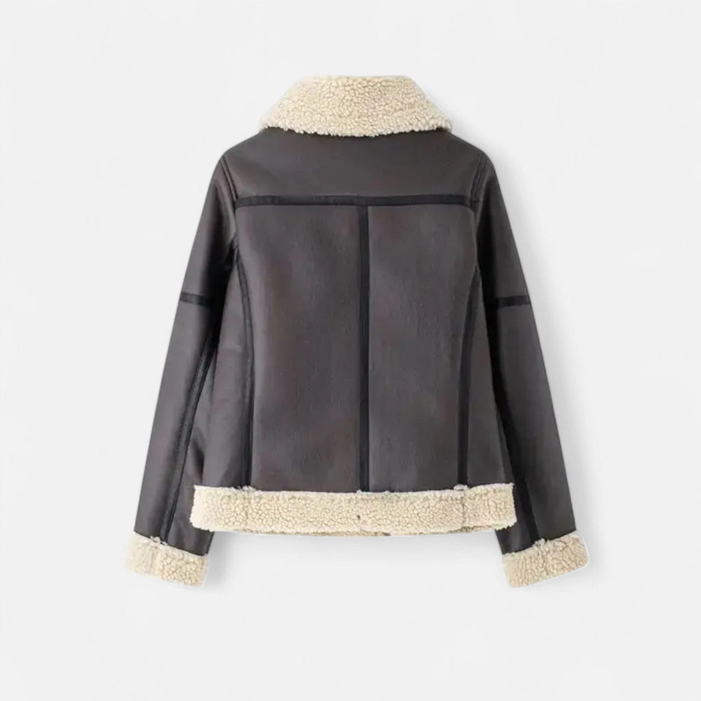 Women'S Autumn Belted Suede Jacket