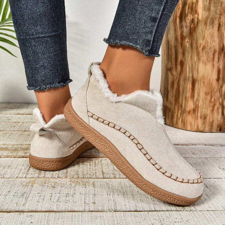 Botines cómodos forrados con piel