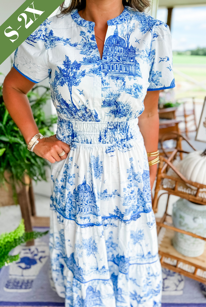 Vestido Maxi Clásico Toile