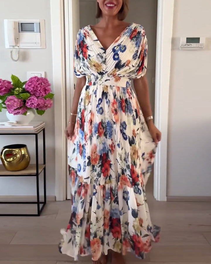Elegancka sukienka w kwiaty