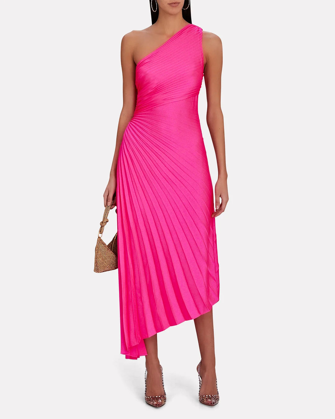 Luxurious Evening Party Asymmetric Maxi Dress for Women