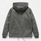 Men's Lamb Fleece Hooded Winter Coat