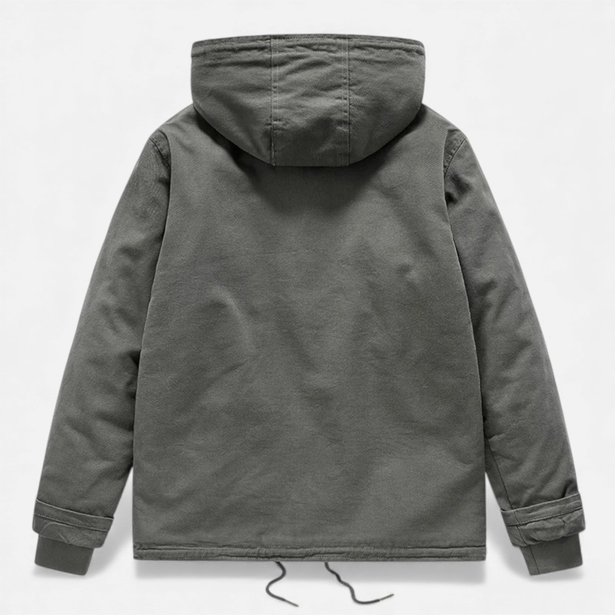 Men's Lamb Fleece Hooded Winter Coat