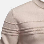 Men's Slim Fit Structured Knit Sweater