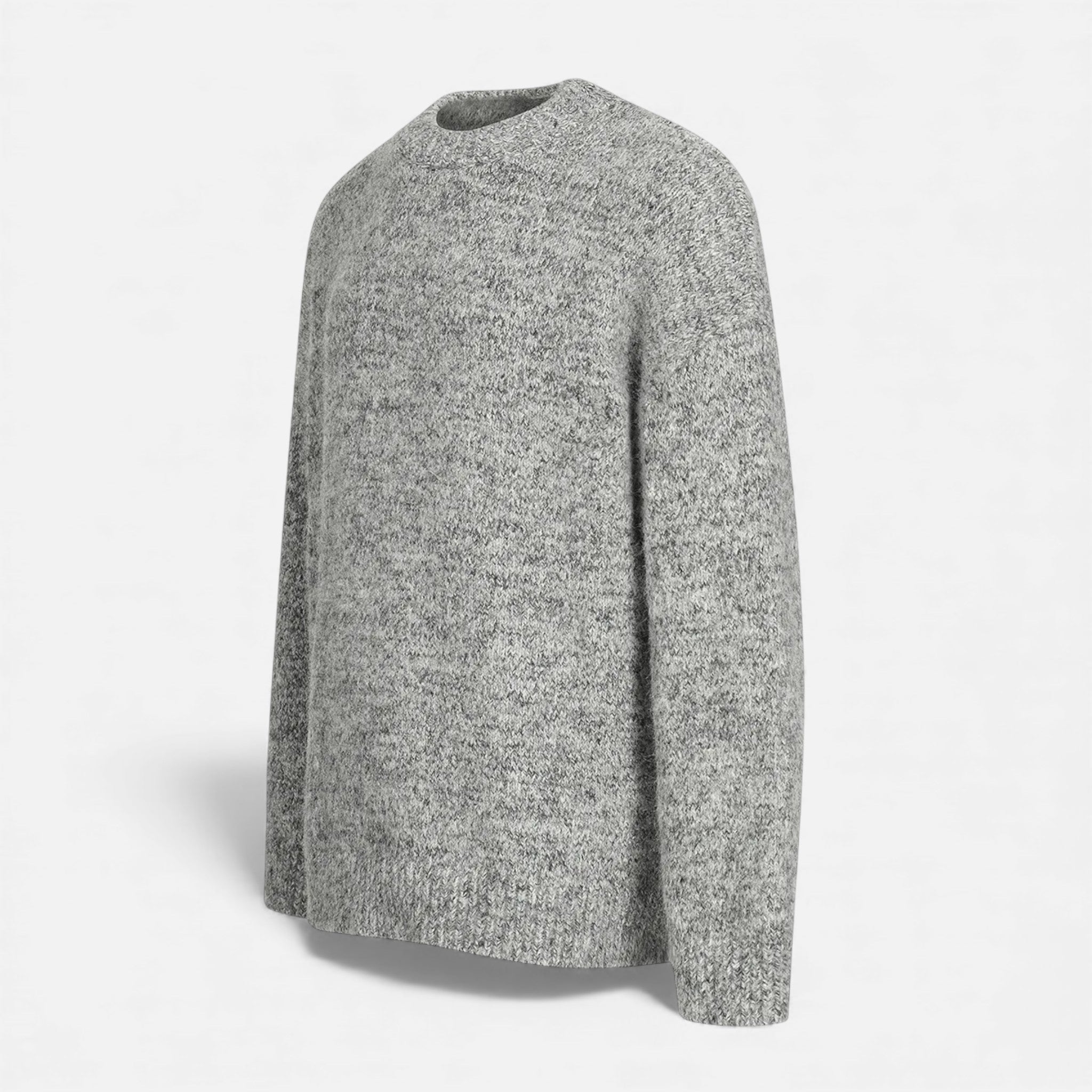 Men's Wool-Effect Crew Neck Sweater