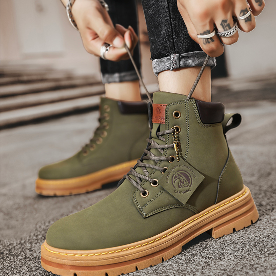 Versatile Outdoor Duty Ankle Lace Up Men's Boots