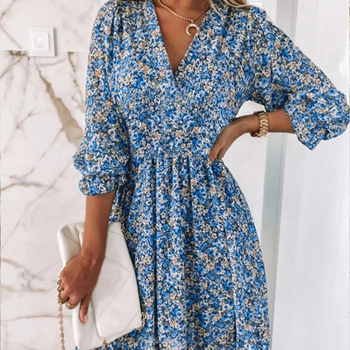 Elegancka sukienka w kwiaty