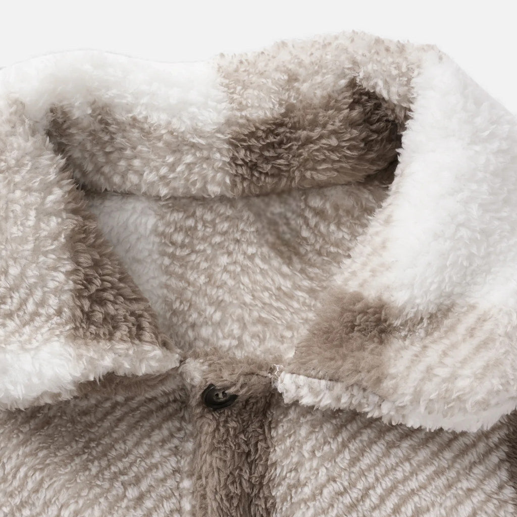 Men's Velvet Plush Rabbit Fur Jacket