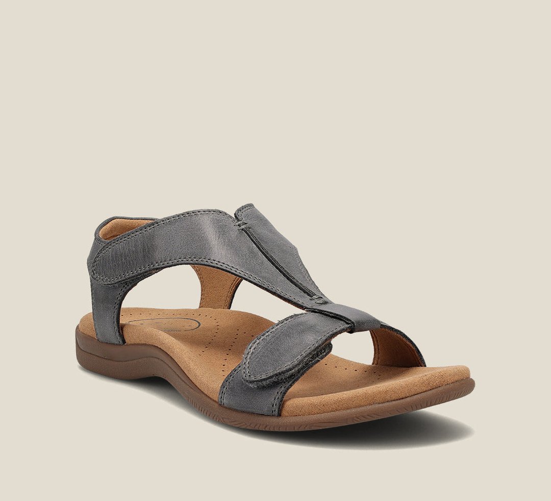 Sandalias ortopédicas de cuero confortables