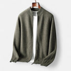 Men's Merino Wool Zip Sweater