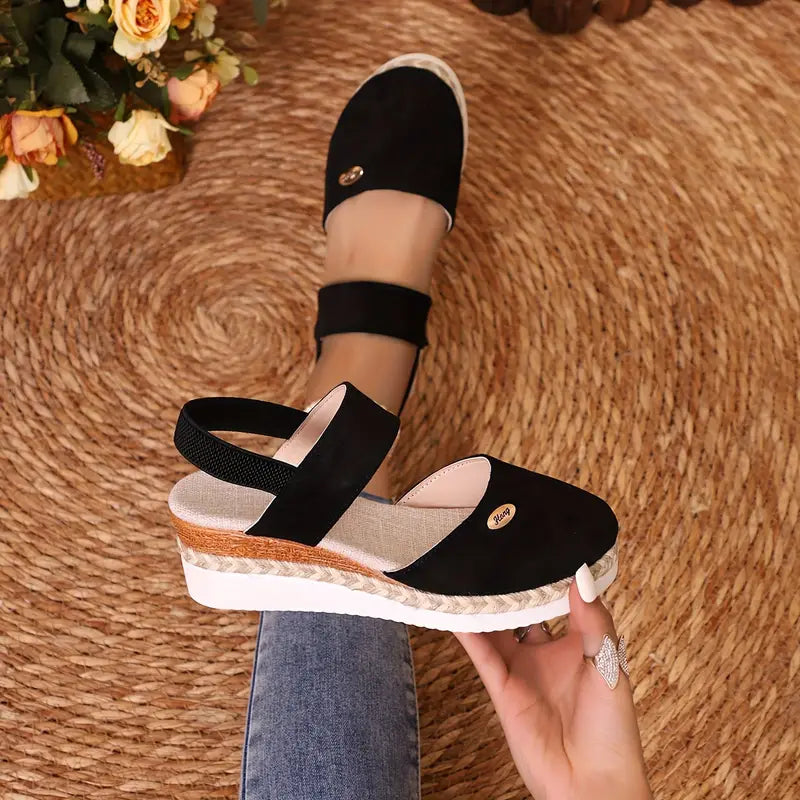 Sandalias ortopédicas con plataforma y comodidad