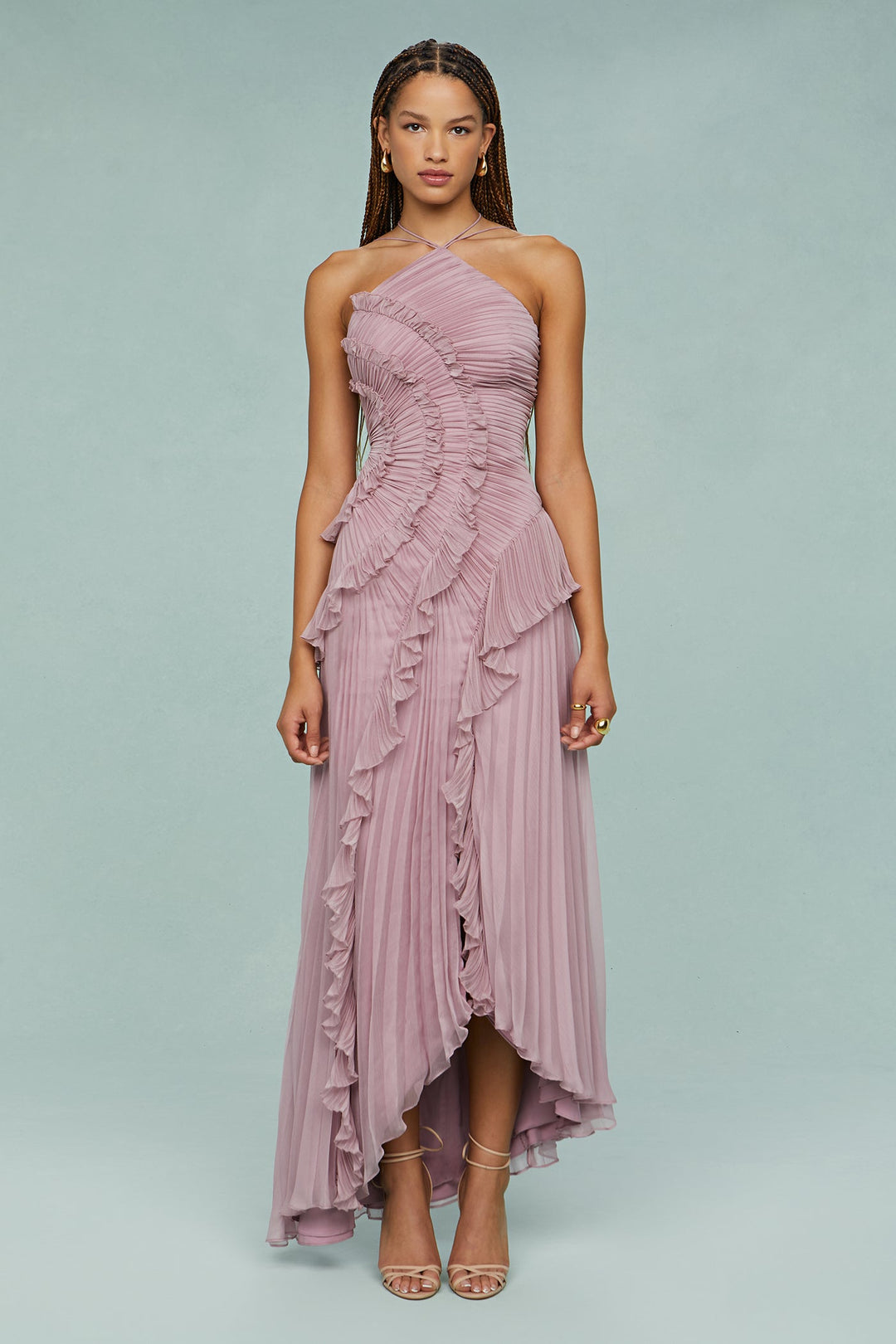 Elegant Halter Maxi Dress