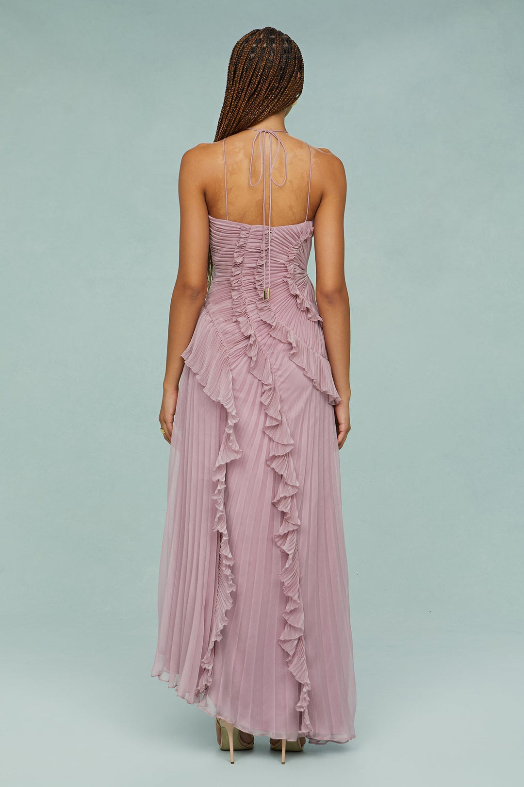 Elegant Halter Maxi Dress