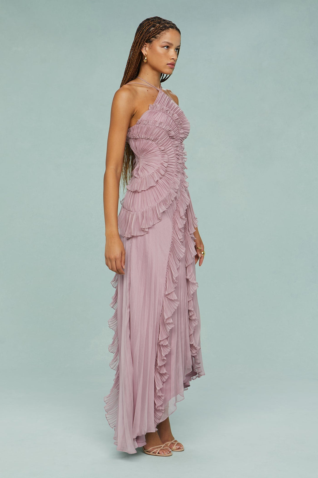 Elegant Halter Maxi Dress