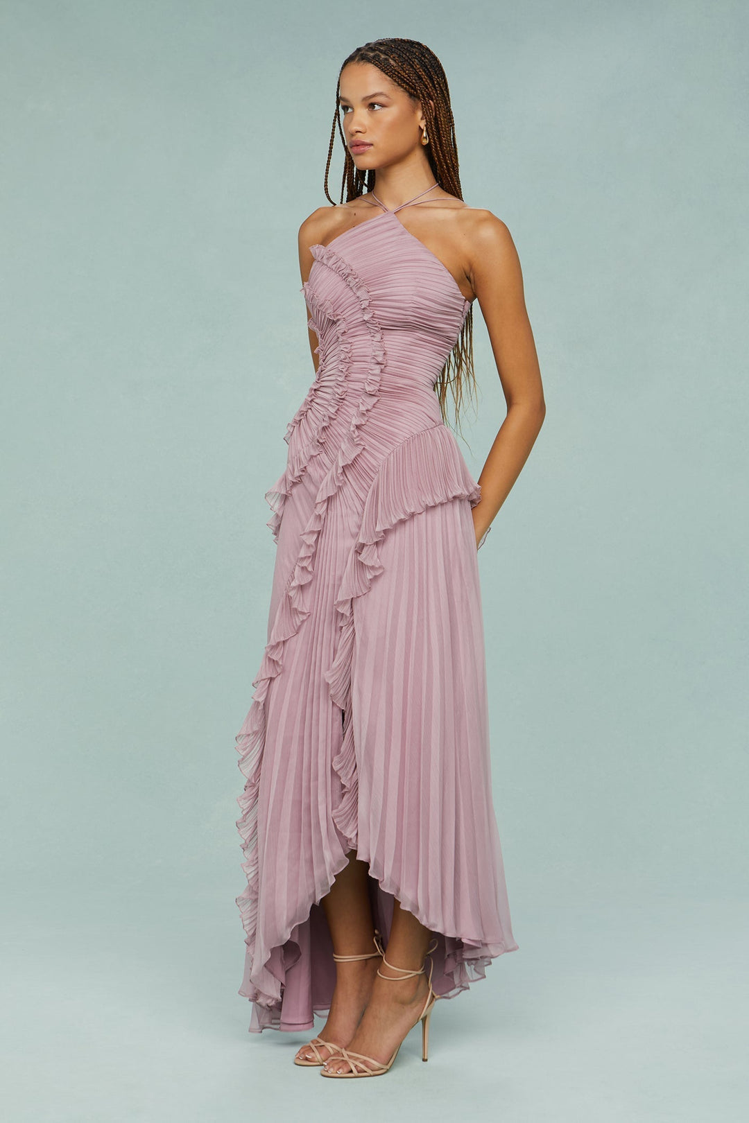 Elegant Halter Maxi Dress