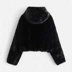 Women's Hooded Faux Fur Coat