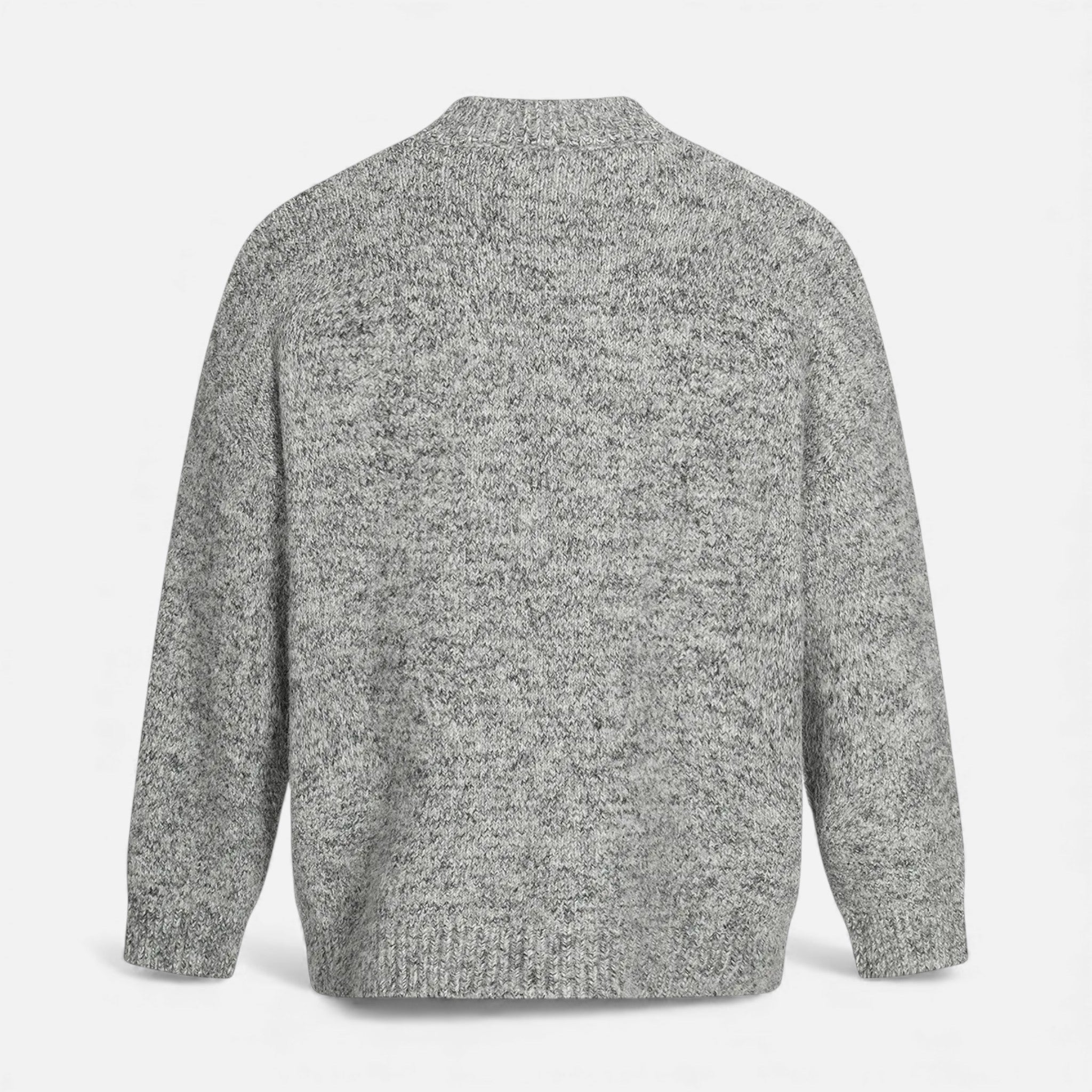 Men's Wool-Effect Crew Neck Sweater