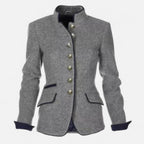 Women's Double-Breasted Wool Blazer