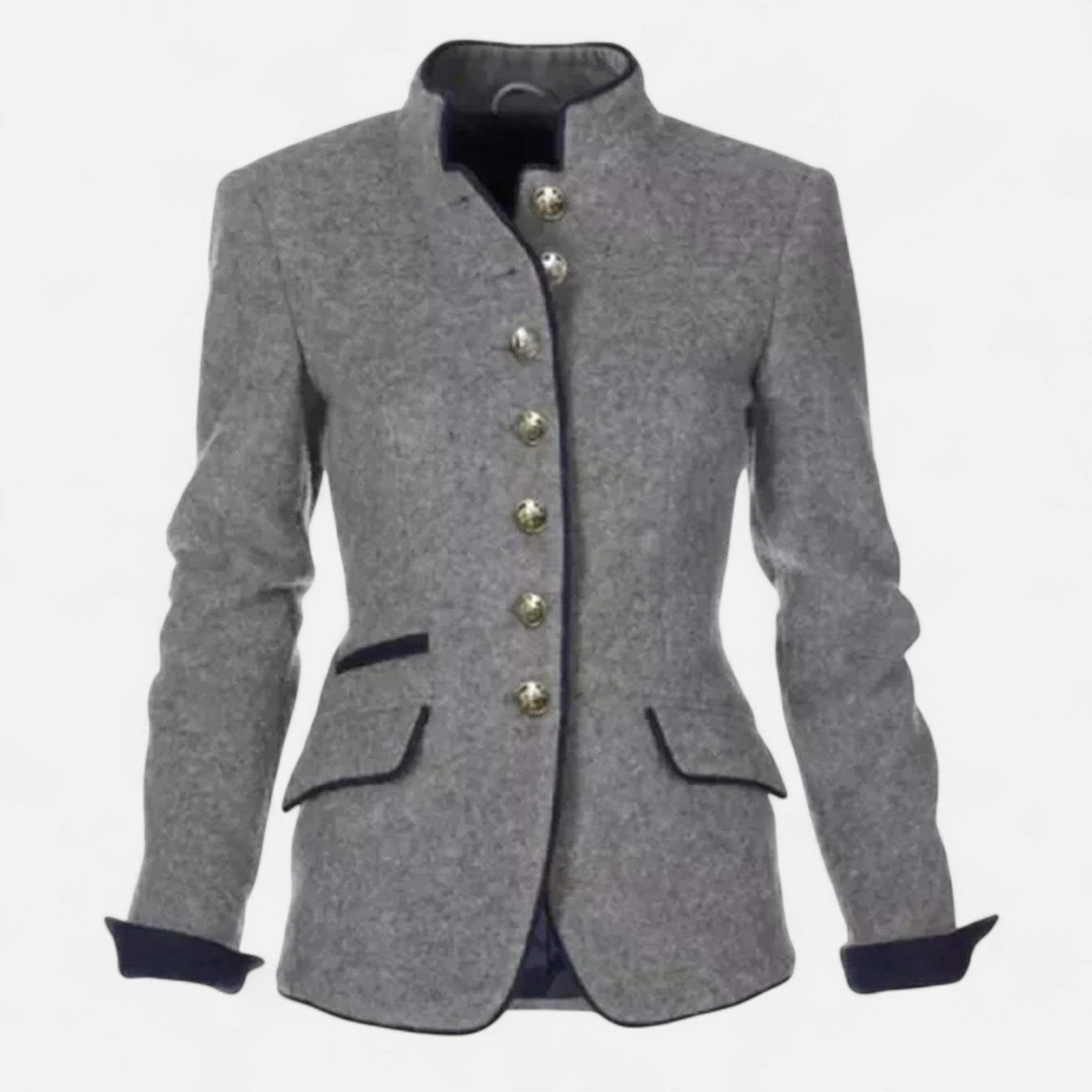 Women's Double-Breasted Wool Blazer