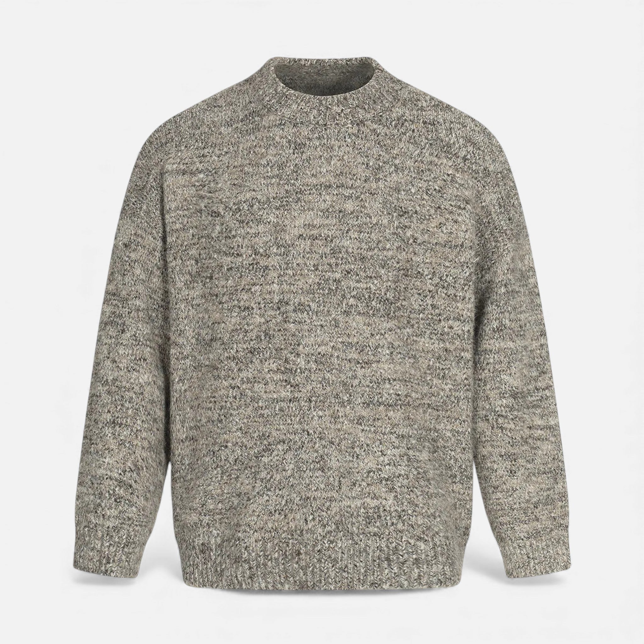 Men's Wool-Effect Crew Neck Sweater