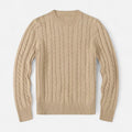 Men's Cotton Blend Round Neck Sweater