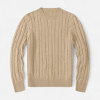 Men's Cotton Blend Round Neck Sweater