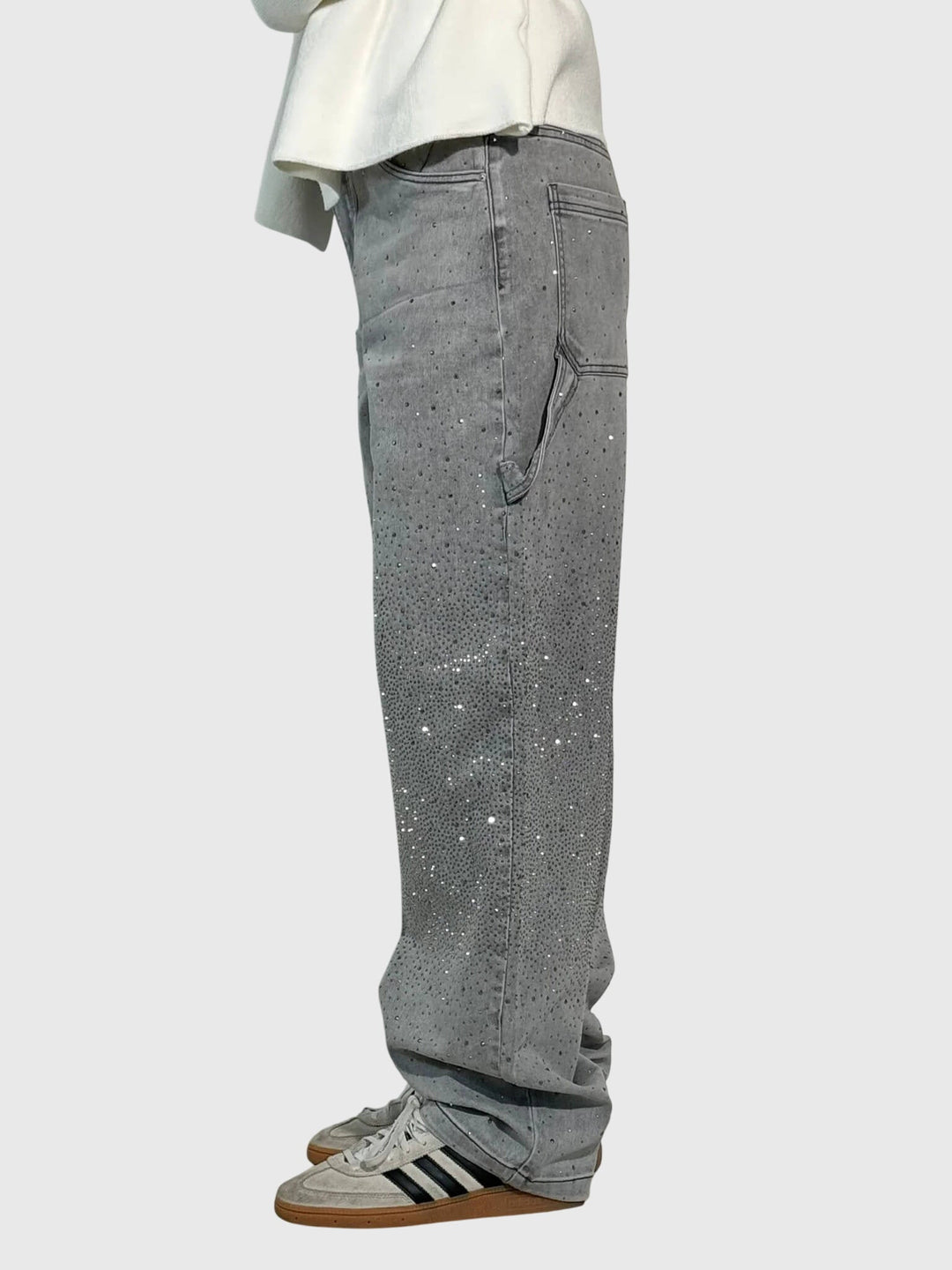 Pantalones con patrón de diamantes
