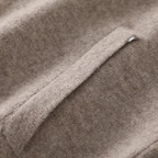 Men's Wool Cashmere Zip Sweater