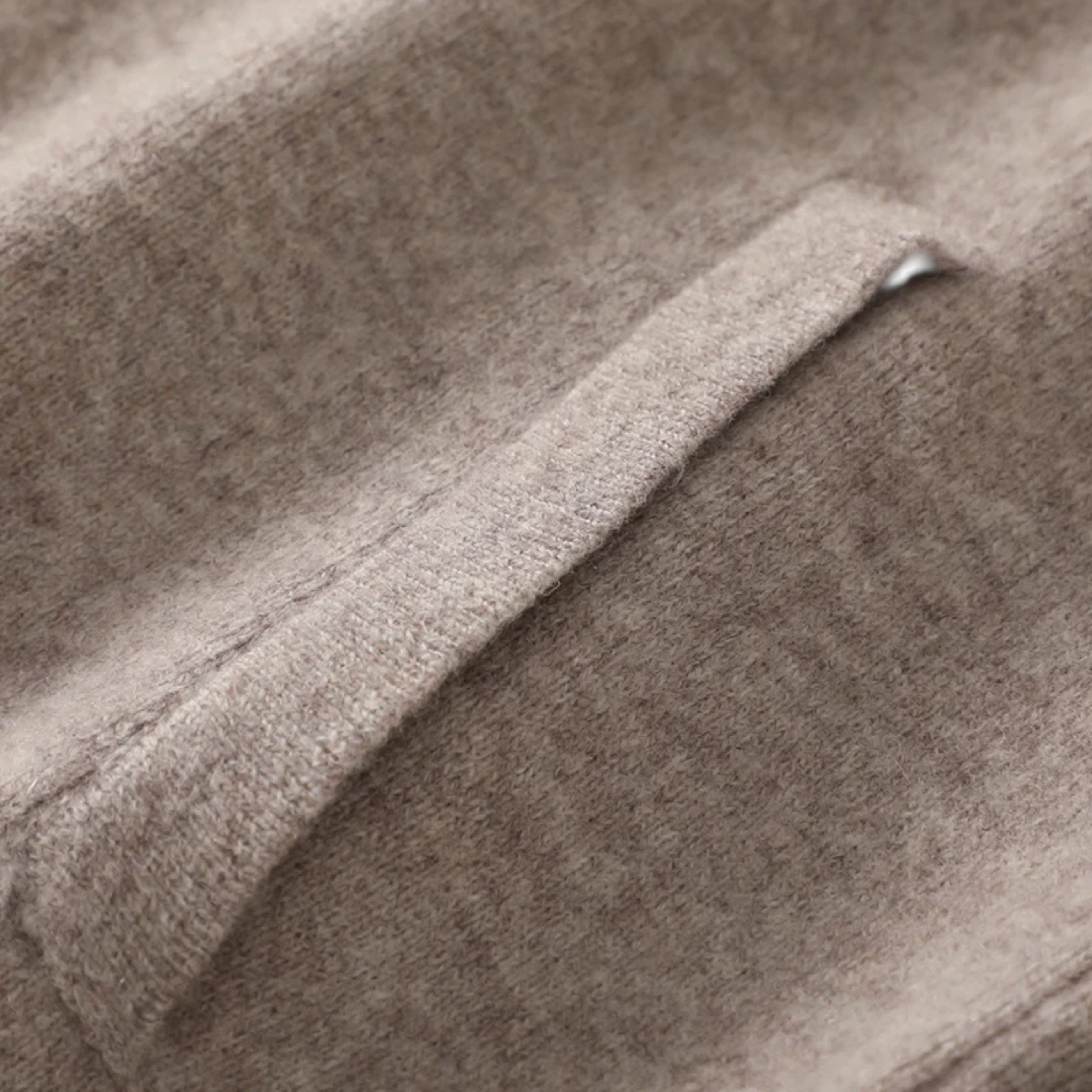 Men's Wool Cashmere Zip Sweater